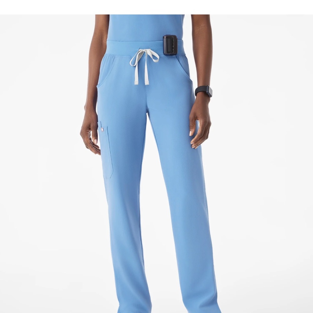 Figs Kade Ceil Blue - Tall Cargo scrub pants
